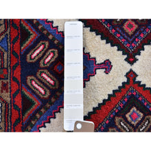 Load image into Gallery viewer, 2&#39;8&quot;x4&#39;1&quot; New Persian Hamadan Geometric Medallions Design Pure Wool Ivory Hand Knotted Oriental Rug FWR397920
