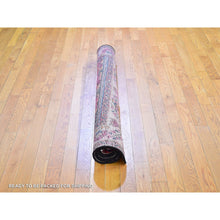Load image into Gallery viewer, 4&#39;5&quot;x6&#39;1&quot; Beige Vintage Persian Karabakh Rural Village Good Condition Pure Wool Hand Knotted Oriental Rug FWR397968