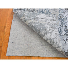 Load image into Gallery viewer, 3&#39;x5&#39; Ivory Wool Persian Knot Denser Weave Abstract Design Hand Knotted Oriental Rug FWR399474