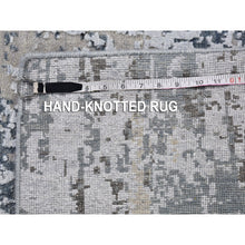 Load image into Gallery viewer, 3&#39;x5&#39; Ivory Wool Persian Knot Denser Weave Abstract Design Hand Knotted Oriental Rug FWR399474