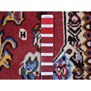 3'7"x5' New Persian Karabakh with a Flower Bouquet Hand Knotted Excellent Condition Natural Wool Clean Oriental Rug FWR399768
