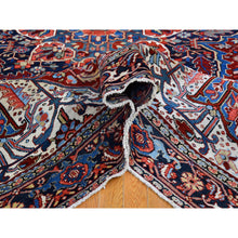 Load image into Gallery viewer, 8&#39;3&quot;x11&#39;3&quot; Brick Red Antique Persian Heriz Shiny and Vivid Colors Natural Wool Good Condition Hand Knotted Clean Oriental Rug FWR399966