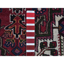 Load image into Gallery viewer, 2&#39;8&quot;x9&#39;3&quot; Vintage Persian Bakhtiar with Triple Medallion Design Cherry Red Natural Wool Clean Hand Knotted Oriental Rug FWR400062
