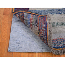 Load image into Gallery viewer, 4&#39;1&quot;x5&#39; New Persian Gabbeh Organic Wool Multi-color Hand Knotted Oriental Rug FWR400662