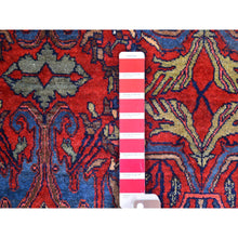 Load image into Gallery viewer, 12&#39;5&quot;x13&#39;9&quot; Tomato Red Antique Persian Bijar XL Squarish Size All Over Garus Design Full Pile Clean and Soft Pure Wool Hand Knotted Oriental Rug FWR401190