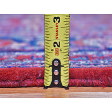 Load image into Gallery viewer, 12&#39;5&quot;x13&#39;9&quot; Tomato Red Antique Persian Bijar XL Squarish Size All Over Garus Design Full Pile Clean and Soft Pure Wool Hand Knotted Oriental Rug FWR401190