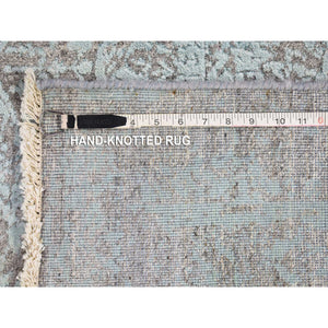 Seafoam Oriental Rug, Carpets, Handmade, Montana USA.