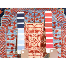 Load image into Gallery viewer, 10&#39;x13&#39;9&quot; Ivory Hand Knotted Mamluk Repetitive Design, Borderless Pure Wool Oriental Rug FWR401994