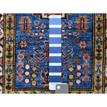 Load image into Gallery viewer, 2&#39;x2&#39;10&quot; Super Kazak Blue Hand Knotted Soft Wool In A Colorful Palette Oriental Rug FWR405738