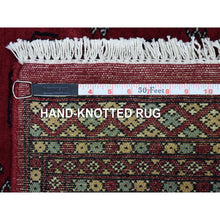 Load image into Gallery viewer, 2&#39;6&quot;x3&#39;9&quot; Rich Red Denser Weave 250 KPSI Hand Knotted Pure Afghan Wool Hand Knotted Oriental Rug FWR412734