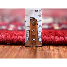 Load image into Gallery viewer, 3&#39;x4&#39;5&quot; Deep and Rich Red Mori Bokara Pure Wool Hand Knotted Oriental Rug FWR412788