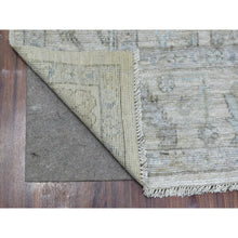 Load image into Gallery viewer, 6&#39;x9&#39;1&quot; Hand Knotted Beige Angora Oushak with Soft Colors Afghan Wool Oriental Rug FWR418104