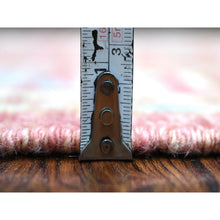 Load image into Gallery viewer, 3&#39;10&quot;x5&#39;8&quot; Afghan Angora Oushak with Bold Floral Pattern Extremely Durable Hand Knotted Coral Pink Oriental Rug FWR418890