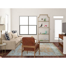 Load image into Gallery viewer, Almond Oriental Rug, Carpets, Handmade, Montana USA.