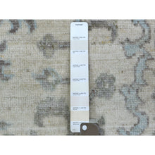 Load image into Gallery viewer, 8&#39;1&quot;x10&#39; Ivory, Afghan Angora Oushak with All Over Leaf Design, Hand Knotted, Pure Wool Oriental Rug FWR425160
