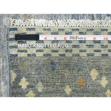 Load image into Gallery viewer, 11&#39;8&quot;x14&#39; Gray, Afghan Kashkuli Gabbeh with Soft Cool Tones, Hand Spun Wool, Fine Weave, Natural Dyes, Hand Knotted, Oversized, Oriental Rug FWR425238