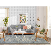 Load image into Gallery viewer, Ivory Oriental Rug, Carpets, Handmade, Montana USA.