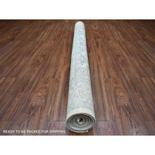 Load image into Gallery viewer, Ivory Oriental Rug, Carpets, Handmade, Montana USA.