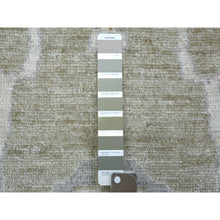 Load image into Gallery viewer, 12&#39;1&quot;x15&#39;5&quot; Gray, Afghan Angora Oushak with Motifs Supple Wool, Natural Dyes Hand Knotted, Oversized Oriental Rug FWR425994