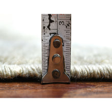 Load image into Gallery viewer, 12&#39;1&quot;x15&#39;5&quot; Gray, Afghan Angora Oushak with Motifs Supple Wool, Natural Dyes Hand Knotted, Oversized Oriental Rug FWR425994