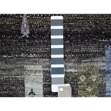 Load image into Gallery viewer, 3&#39;10&quot;x6&#39; Colorful, Afghan Kashkuli Gabbeh with Pictorial Design, Hand Knotted, Fine Weave, Hand Spun Wool Oriental Rug FWR427542