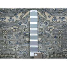 Load image into Gallery viewer, 2&#39;7&quot;x13&#39;1&quot; Gray, AfghanÊWool Natural Dyes Hand Knotted, Densely Woven Fine Peshawar with Ziegler Mahal Design, Runner Oriental Rug FWR427824