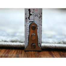 Load image into Gallery viewer, 2&#39;7&quot;x13&#39;1&quot; Gray, AfghanÊWool Natural Dyes Hand Knotted, Densely Woven Fine Peshawar with Ziegler Mahal Design, Runner Oriental Rug FWR427824
