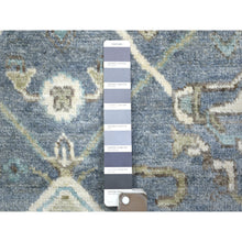 Load image into Gallery viewer, 4&#39;2&quot;x5&#39;9&quot; Gray, Angora Ushak Natural Dyes, Afghan Wool Hand Knotted, Oriental Rug FWR428346