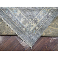 Load image into Gallery viewer, 12&#39;x15&#39;2&quot; Charcoal Gray, Hand Knotted Afghan Angora Oushak, Natural Dyes Soft and Supple Wool, Oversized Oriental Rug FWR428874
