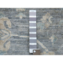 Load image into Gallery viewer, 12&#39;x14&#39;6&quot; Light Gray, Fine Peshawar with All Over Design Densely Woven, Soft Wool Hand Knotted, Oversized Oriental Rug FWR429582