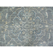 Load image into Gallery viewer, 12&#39;x14&#39;6&quot; Light Gray, Fine Peshawar with All Over Design Densely Woven, Soft Wool Hand Knotted, Oversized Oriental Rug FWR429582