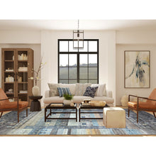 Load image into Gallery viewer, 10&#39;x13&#39;8&quot; Space Gray, Afghan Kashkuli Gabbeh Design, Natural Dyes Fine Weave, Soft Wool Hand Knotted, Oriental Rug FWR431502