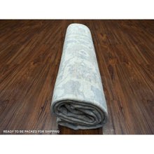 Load image into Gallery viewer, 8&#39;3&quot;x9&#39;8&quot; Ivory White Wash Peshawar, Organic Wool Natural Dyes Hand Knotted, Oriental Rug FWR432504