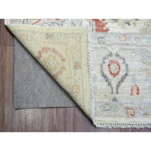 Load image into Gallery viewer, 7&#39;9&quot;x16&#39;3&quot; Ivory Angora Ushak Natural Dyes, Flowing And Open Design, Afghan Wool Hand Knotted Overisize Oriental Rug FWR432816