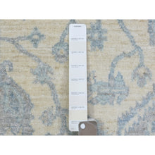 Load image into Gallery viewer, 6&#39;2&quot;x8&#39;9&quot; Ivory, White Wash Peshawar with Serapi Heriz Design Natural Dyes, Organic Wool Hand Knotted, Oriental Rug FWR435492