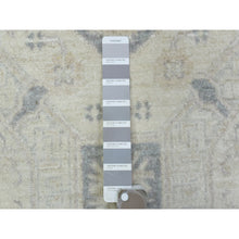 Load image into Gallery viewer, 2&#39;9&quot;x18&#39;9&quot; Cream, Hand Knotted White Wash Peshawar with Khotan Design, Natural Dyes Pure Wool, XL Runner Oriental Rug FWR436782