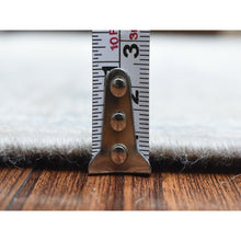 Load image into Gallery viewer, 2&#39;9&quot;x15&#39;3&quot; Light Gray, Hand Knotted Extra Soft Wool, Afghan Angora Oushak Natural Dyes, Runner Oriental Rug FWR437412