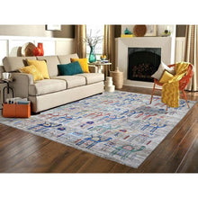 Load image into Gallery viewer, 8&#39;x9&#39;8&quot; Beige, Hand Knotted Anatolian Village Inspired with All Over Camel Figurines, Vegetable Dyes Extra Soft Wool, Oriental Rug FWR438558