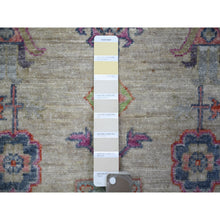 Load image into Gallery viewer, 3&#39;x4&#39;10&quot; Beige, Finer Peshawar with Karajeh Design, Dense Weave Vegetable Dyes, Pure Wool Hand Knotted, Oriental Rug FWR438786