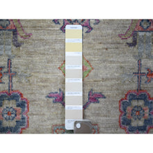Load image into Gallery viewer, 3&#39;x4&#39;10&quot; Beige, Finer Peshawar with Karajeh Design, Dense Weave Vegetable Dyes, Pure Wool Hand Knotted, Oriental Rug FWR438786