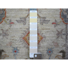 Load image into Gallery viewer, 6&#39;x9&#39; Beige, Dense Weave Vegetable Dyes, Extra Soft Wool Hand Knotted, Finer Peshawar with Karajeh Design, Oriental Rug FWR438858