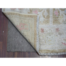 Load image into Gallery viewer, 2&#39;9&quot;x19&#39; Faded Brown, Afghan Angora Oushak with Willow and Cypress Tree Design, Vegetable Dyes, Soft Wool, Hand Knotted, XL Runner Oriental Rug FWR439830