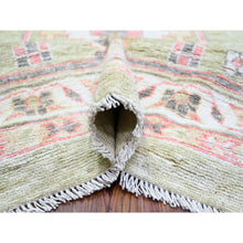 Load image into Gallery viewer, 13&#39;10&quot;x19&#39;8&quot; Gin Green, Afghan Angora Oushak Natural Dyes, Extra Soft Wool Hand Knotted, Oversized Oriental Rug FWR440688