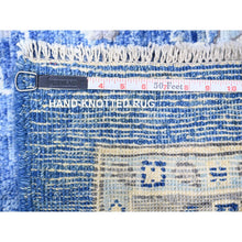 Load image into Gallery viewer, 11&#39;10&quot;x15&#39;1&quot; Steel Blue, Anatolian Village Inspired with Large Medallions Vegetable Dyes, 100% Wool Hand Knotted, Oversized Oriental Rug FWR442248