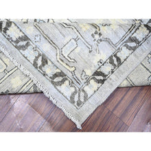 Load image into Gallery viewer, 8&#39;1&quot;x10&#39;10&quot; Silver Gray, Afghan Angora Oushak with All Over Pattern Natural Dyes, Soft Wool Hand Knotted, Oriental Rug FWR442596