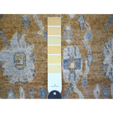 Load image into Gallery viewer, 3&#39;2&quot;x5&#39;2&quot; Maple Syrup Brown, Afghan Angora Oushak with Soft Color, Natural Dyes, 100% Wool, Hand Knotted, Oriental Rug FWR443016