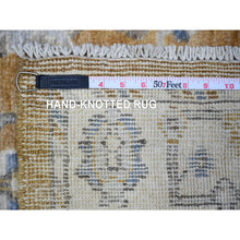 Load image into Gallery viewer, 3&#39;2&quot;x5&#39;2&quot; Maple Syrup Brown, Afghan Angora Oushak with Soft Color, Natural Dyes, 100% Wool, Hand Knotted, Oriental Rug FWR443016