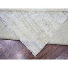 Load image into Gallery viewer, 11&#39;6&quot;x14&#39;3&quot; Ivory, Afghan Angora Oushak with Faded Colors, Natural Dyes, Extra Soft Wool, Hand Knotted, Oversized Oriental Rug FWR443514