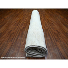 Load image into Gallery viewer, 11&#39;6&quot;x14&#39;3&quot; Ivory, Afghan Angora Oushak with Faded Colors, Natural Dyes, Extra Soft Wool, Hand Knotted, Oversized Oriental Rug FWR443514