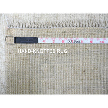 Load image into Gallery viewer, 11&#39;6&quot;x14&#39;3&quot; Ivory, Afghan Angora Oushak with Faded Colors, Natural Dyes, Extra Soft Wool, Hand Knotted, Oversized Oriental Rug FWR443514